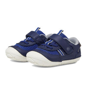 Stride Rite SM Apollo Boys Sneaker Size 6 Wide Blue White Kids Shoe NIB